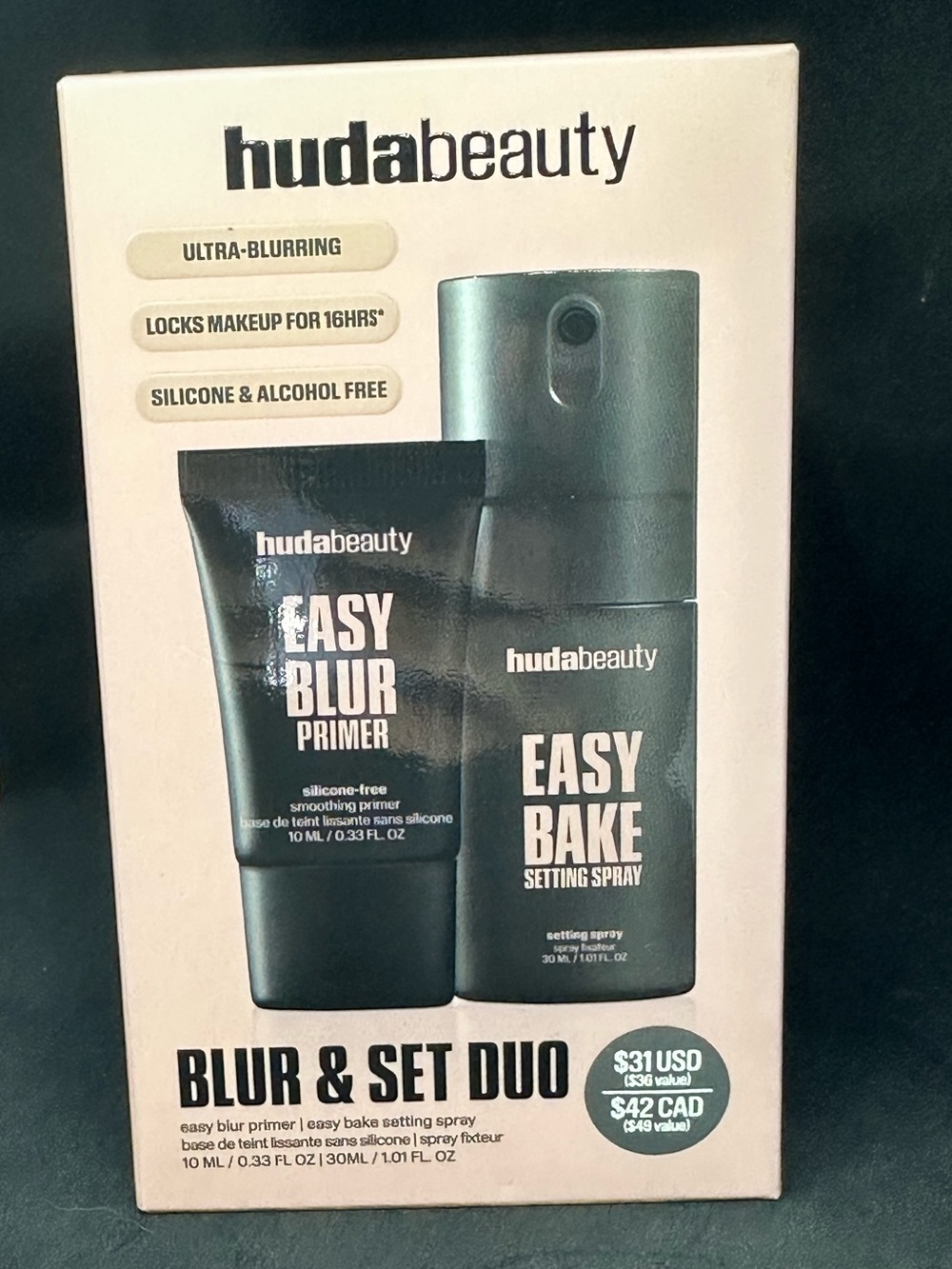 🆕 huda beauty Easy Blur + Easy Bake Blur & Set Duo ✨new in box unused✨